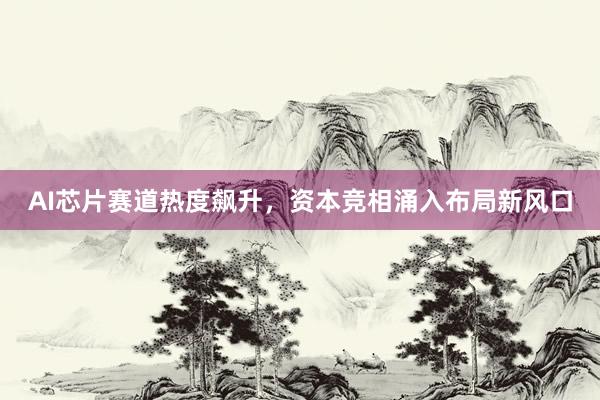 AI芯片赛道热度飙升,资本竞相涌入布局新风口