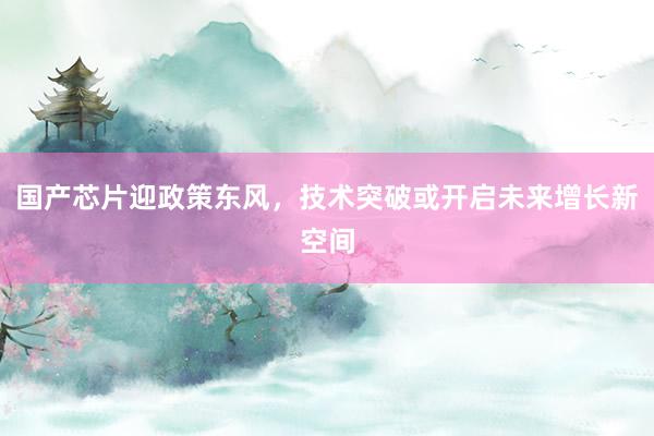国产芯片迎政策东风,技术突破或开启未来增长新空间